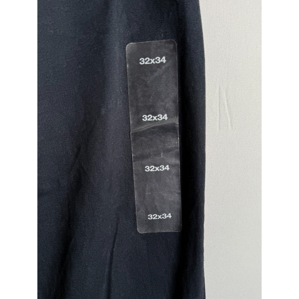 Eddie Bauer Classic Pants NWT Mens 32x34 Navy Blue Straight Leg Soft - Picture 10 of 10